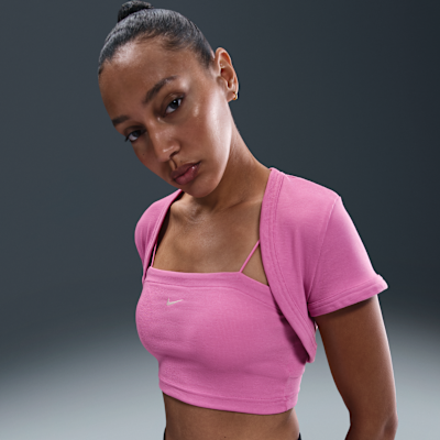 Nike Sportswear Chill Knit Women's Tight Cropped Mini-Rib 2-in-1